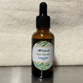 All Natural Hair Lavender Hair Serum in dark dropper bottle